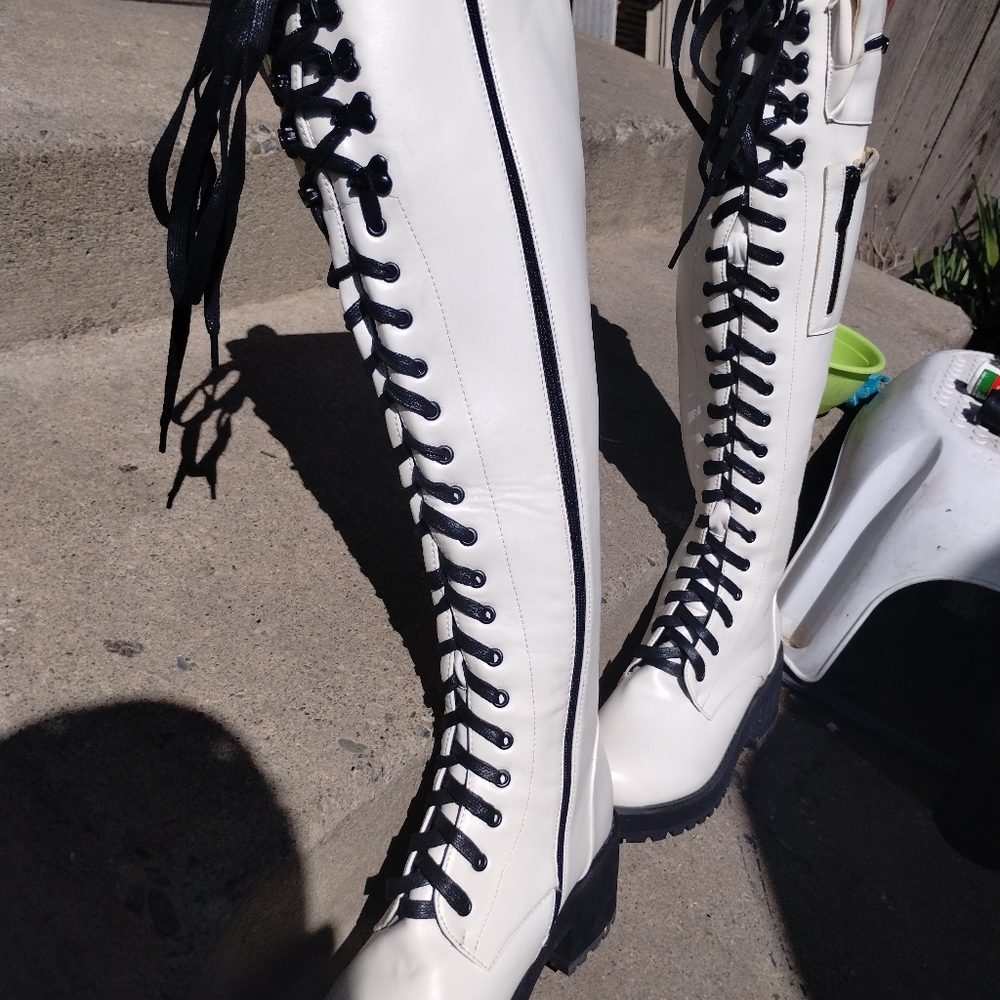 Knee high boots